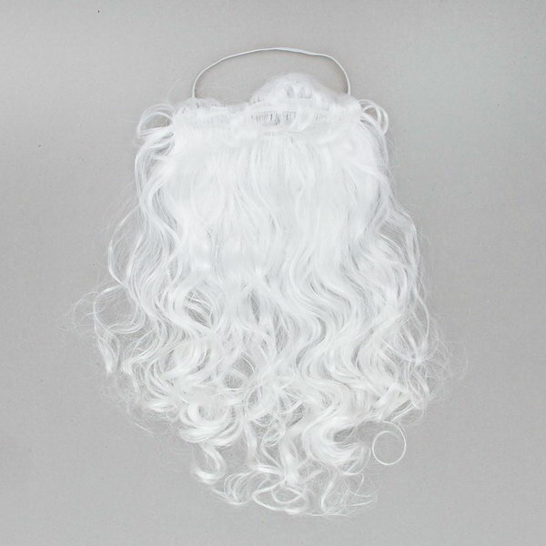 Карнавальная борода "Дедушка Мороз", на резинке, 50 г, 47 см