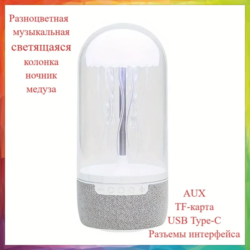 Беспроводная музыкальная Колонка Медуза с LED подсветкой 314500₽