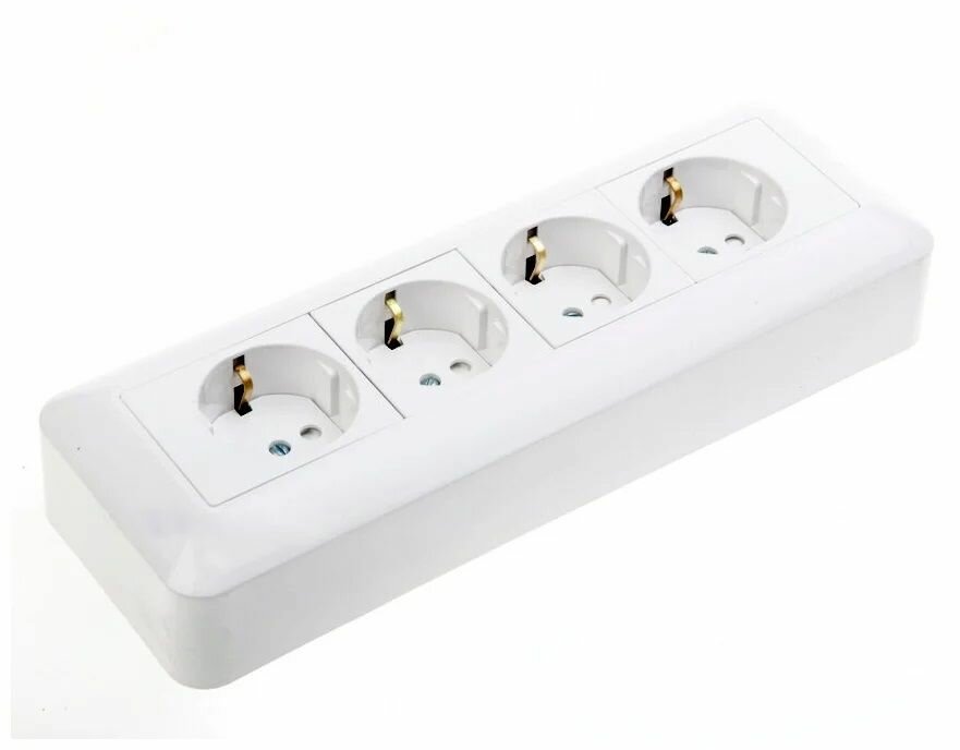 RA16-411M-B Schneider Electric Прима - 4-я розетка -