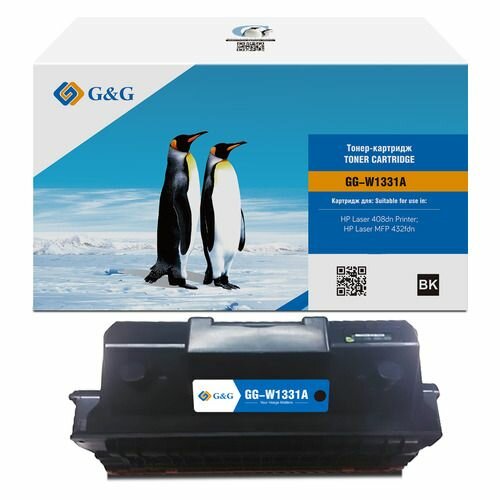 Картридж лазерный G&G W1331A черный (5000стр.) для HP Laser 408dn/MFP 432fdn - фото №1