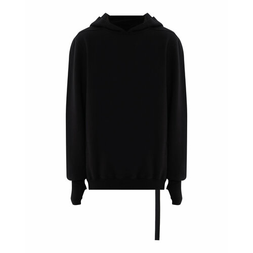 Худи Rick Owens, размер 48, черный мужская толстовка rick owens drkshdw strobe granbury hoodie