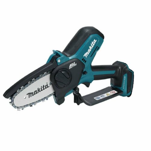 Аккумуляторная цепная пила Makita DUC150Z. Шина 15см, 18В, без АКБ и ЗУ аккумуляторная цепная пила makita duc150z 18v li ion без зу и акб