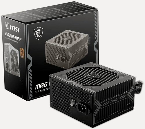 Изображение товара Блок питания MSI 550W ATX MAG A550BN BRONZE