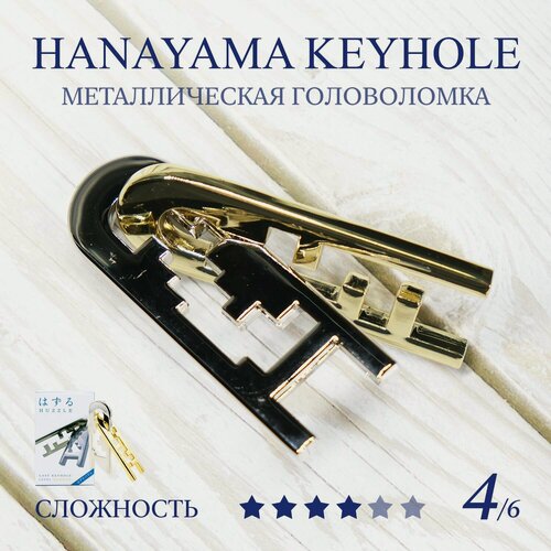 Изображение товара Головоломка Hanayama Huzzle Keyhole 4 ур. / Ханаяма замок ключи