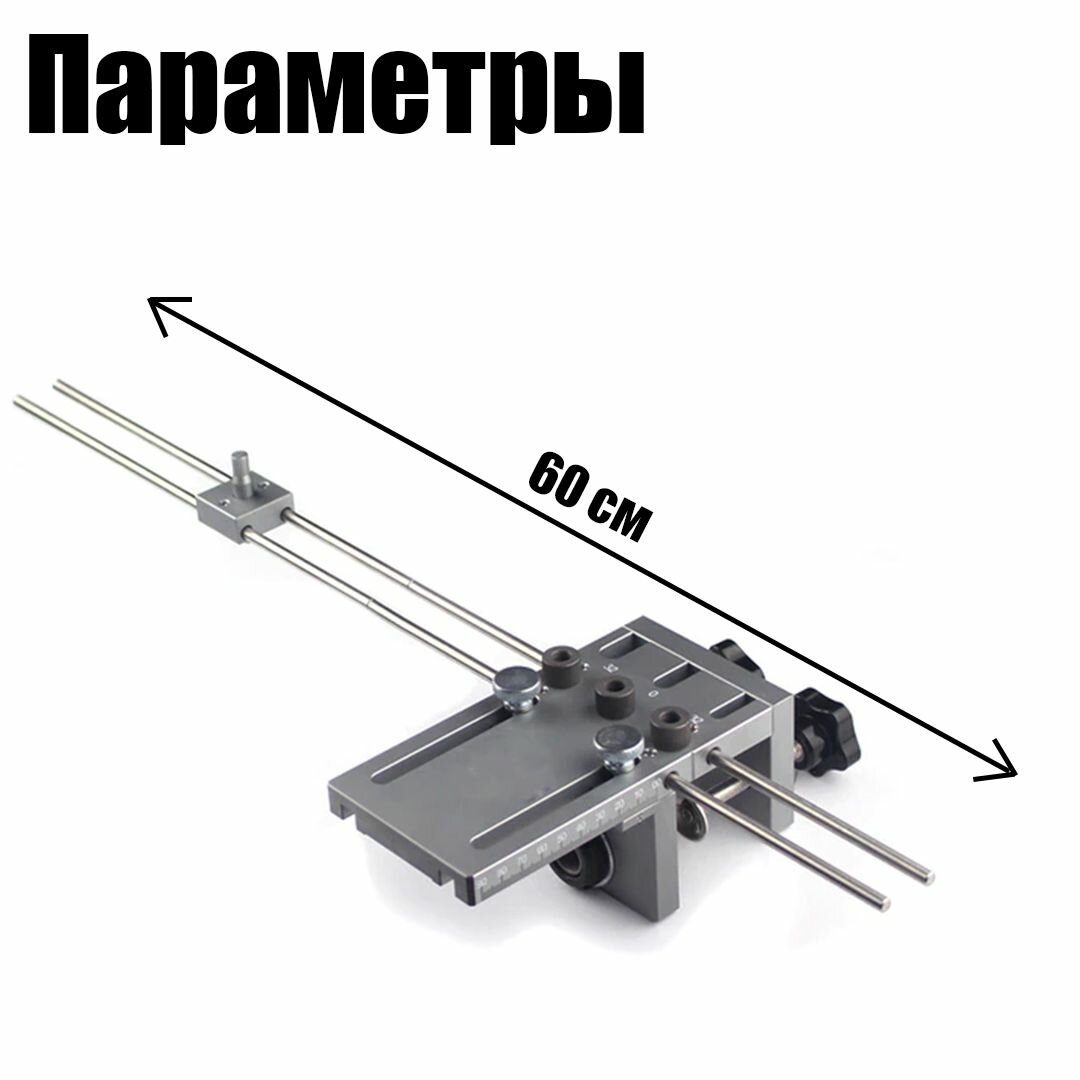 Кондукторы Для Сверления Кондуктор (шаблон) мебельный для сверления YOMO многофункциональный универсальный столярный +3 втулки 7мм