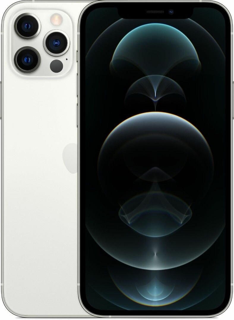 Смартфон Apple iPhone 12 Pro 128 ГБ, NFC, экран 6.1, белый, nano SIM — фото 1