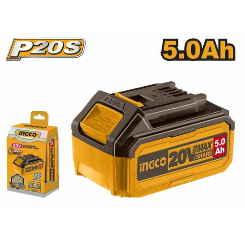 фото Аккумуляторная батарея 20в/5.0ач. super ingco fbli20031 industrial