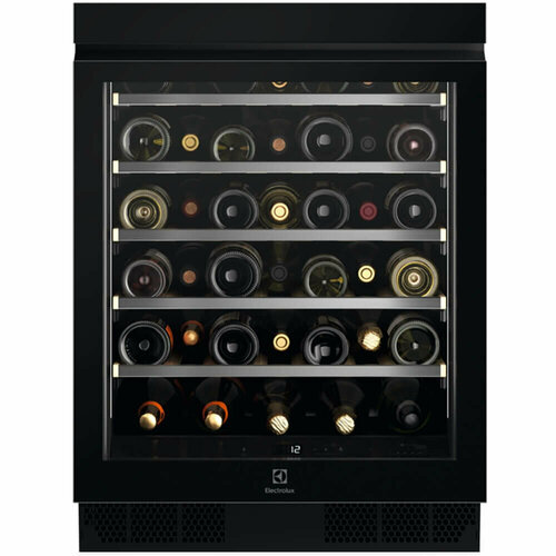 Встраиваемый винный шкаф Electrolux EWUS040B8B черный