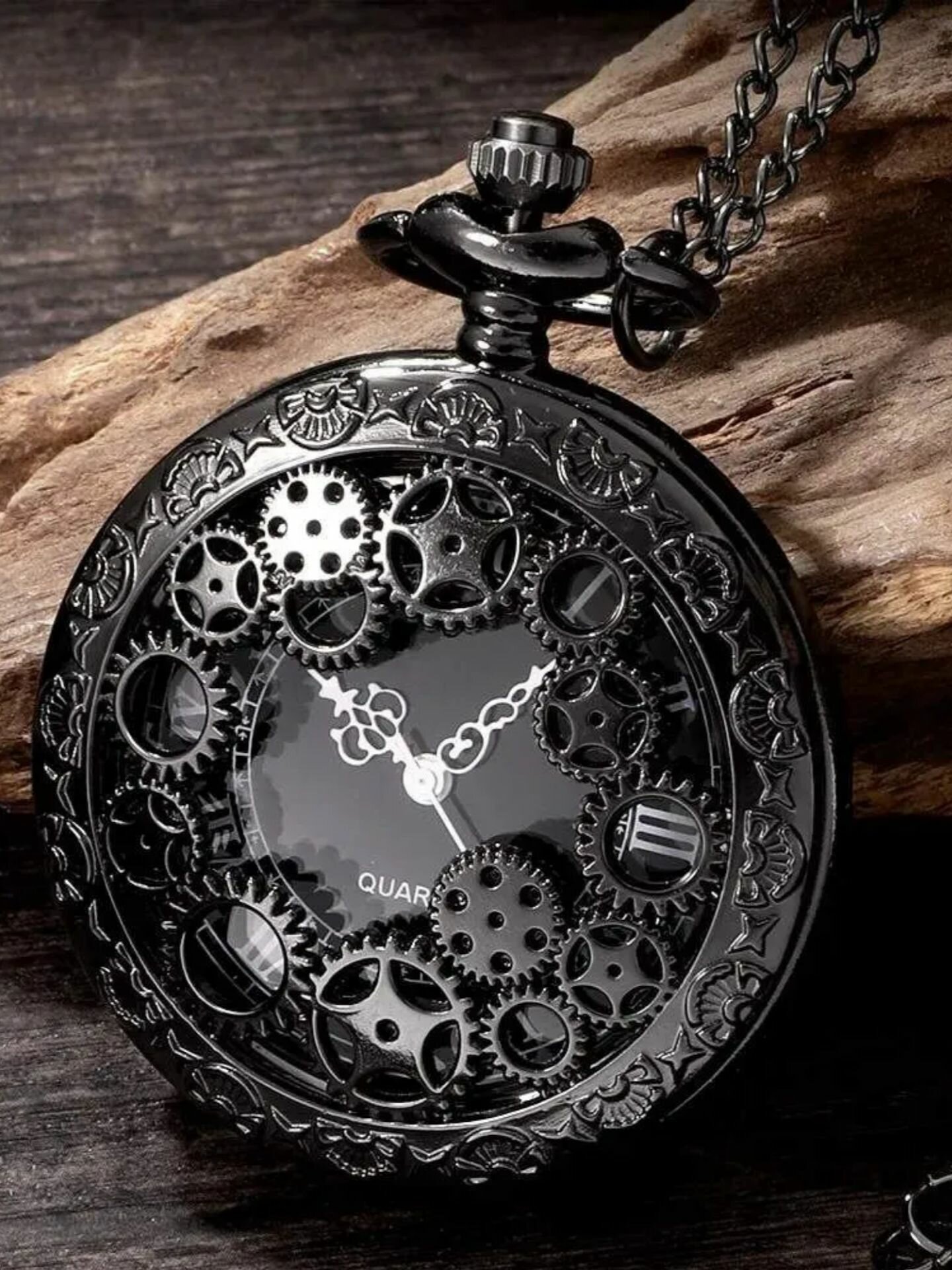Карманные часы TIME LIDER, черный