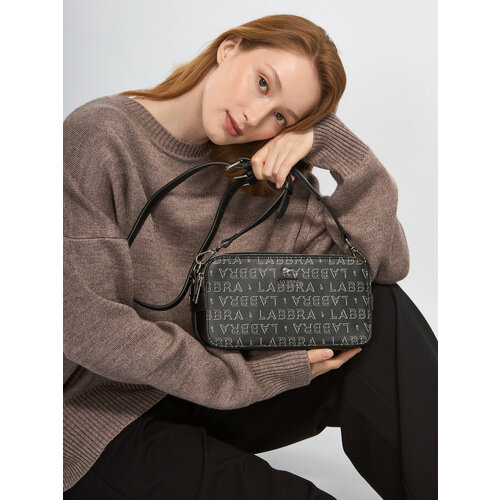 Сумка LABBRA фактура тиснение коричневый бежевый серый 20960₽