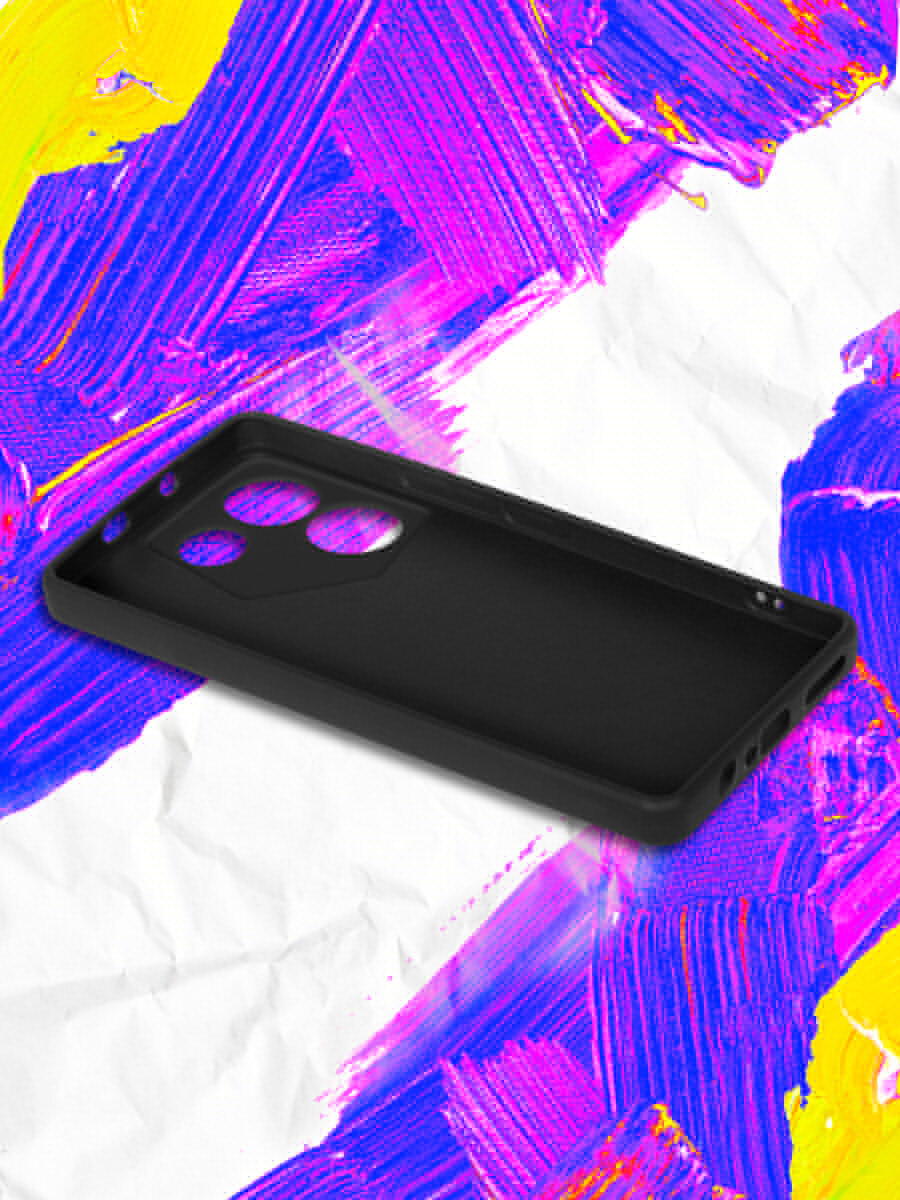 Силиконовый чехол для Tecno Camon 20 Pro (5G), Техно Камон 20 Про (5Джи) JM tCase-01 (black) — фото 1
