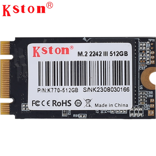 Kston 512 ГБ Внутренний SSD-диск M2 2242 NGFF SATA3 60 Гбитс K770-512GB 4595₽