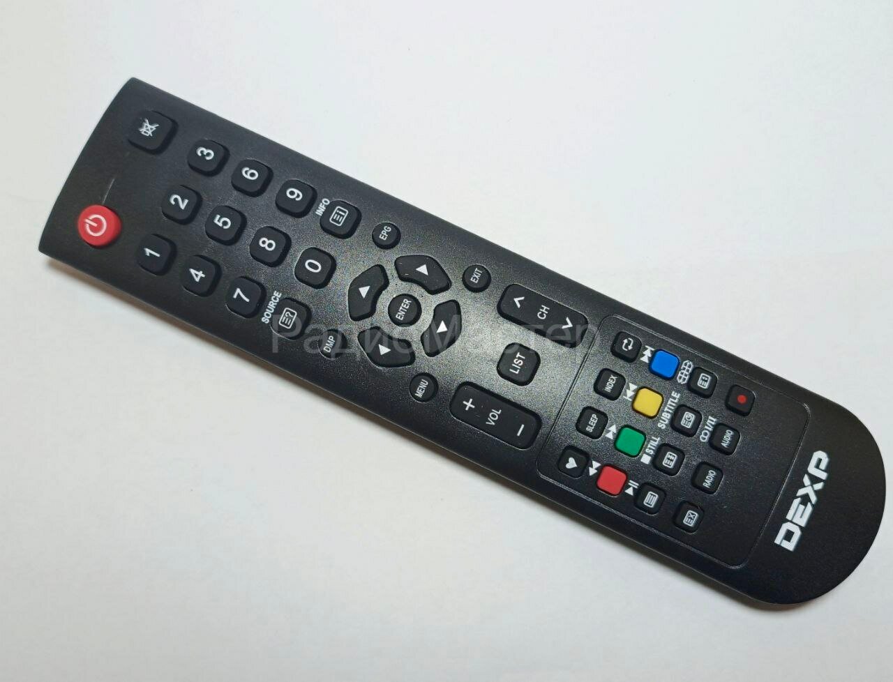Пульт JKT-106B-2,(HBX034) для DEXP, Fusion и других (см описание подходящих TV моделей), без элементов питания — фото 1