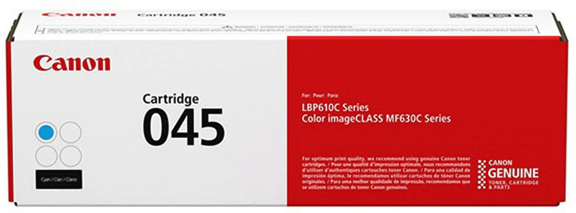 Картридж Canon 045C для i-SENSYS MF631/633/635 LBP611 голубой 1300стр 1241C002 - фото №13