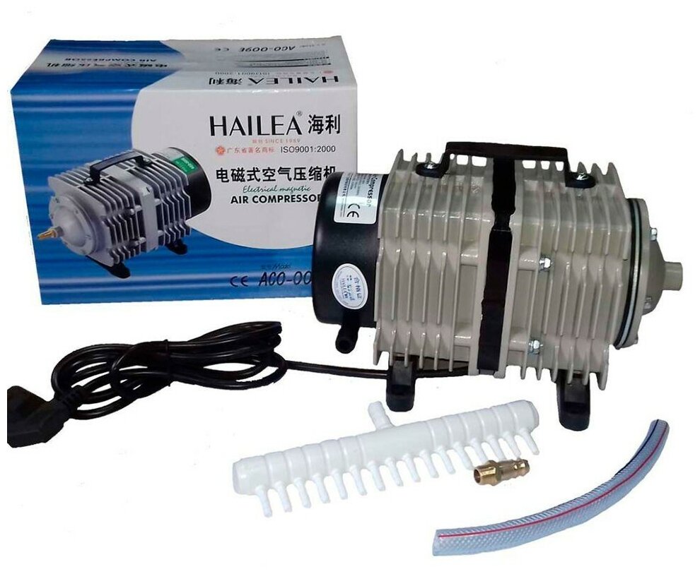 Компрессор для пруда и септика поршневой HAILEA ACO-009Е(140л/мин) — фото 1