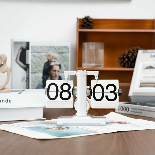 фото Перекидные часы настольные flip clock, (watch-12)