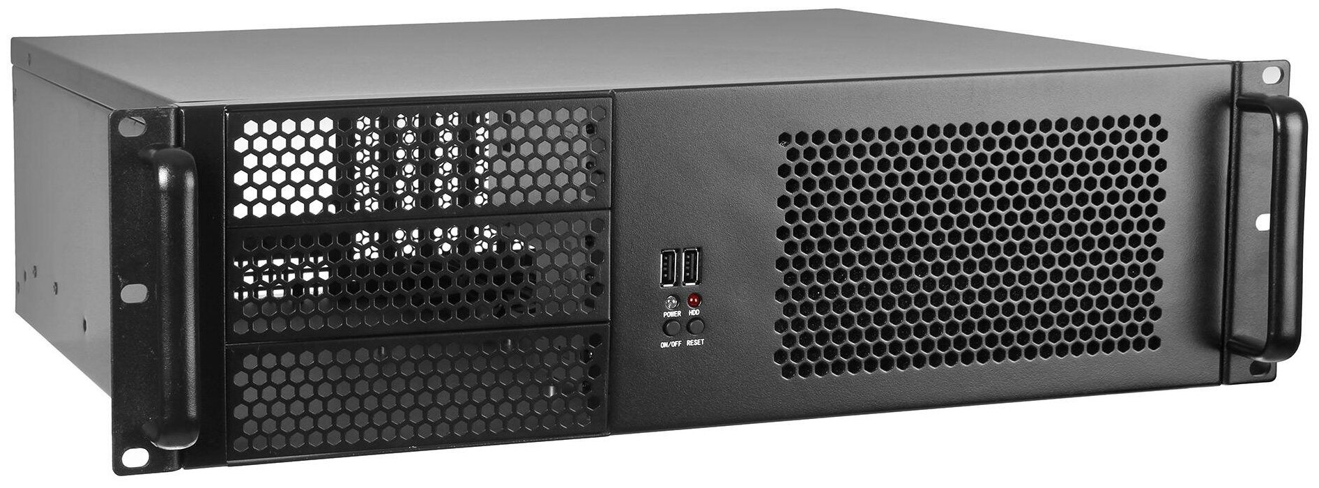 Корпус для сервера монтируемый в стойку EXEGATE Pro 3U390-08, 3U, черный [ex264270rus]