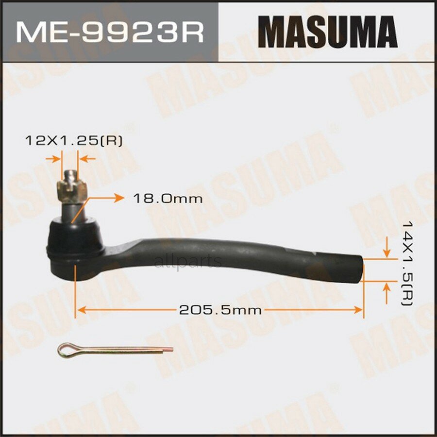 MASUMA ME-9923R Наконечник рулевой тяги