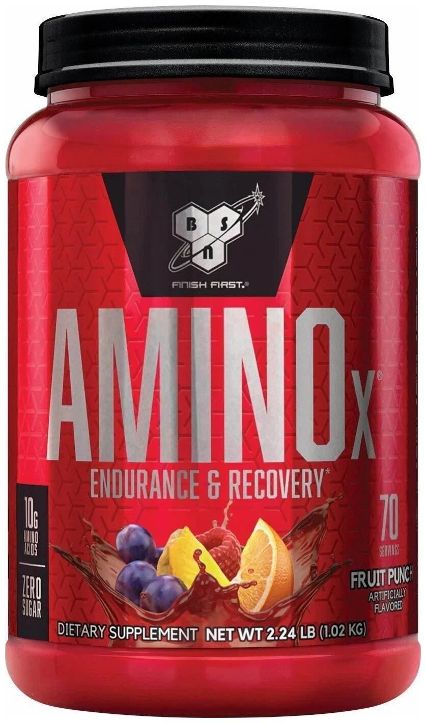 Комплекс аминокислот BSN Amino X 1002 гр Фруктовый Пунш, спортивное питание, порошок