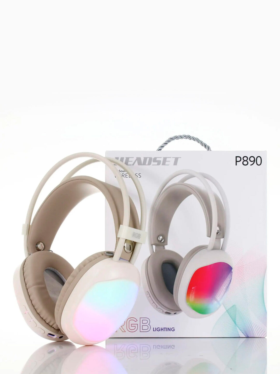 Игровые наушники Savdo "Bestseller", с RGB-подсветкой, Bluetooth 5.0, время работы до 40 ч. — фото 1