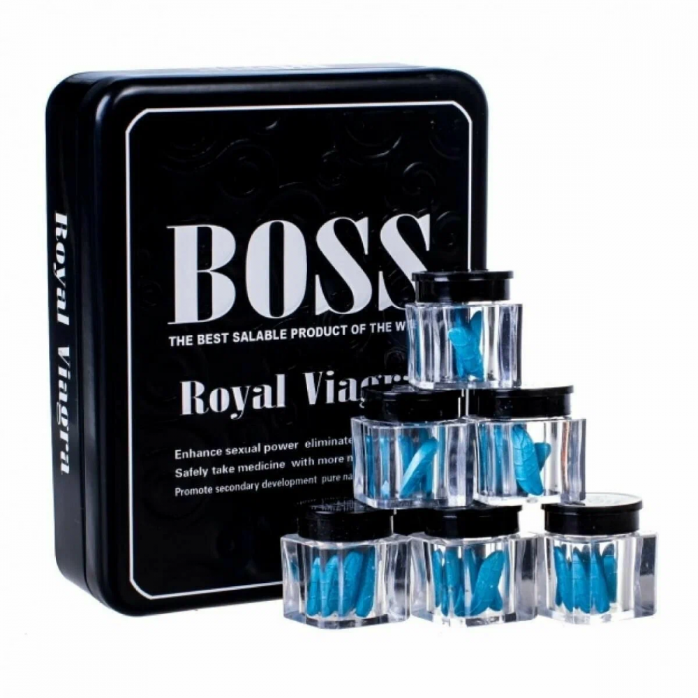 Boss Royal Viagra препарат для потенции мужчин, сила + долгота, 27 шт 18+
