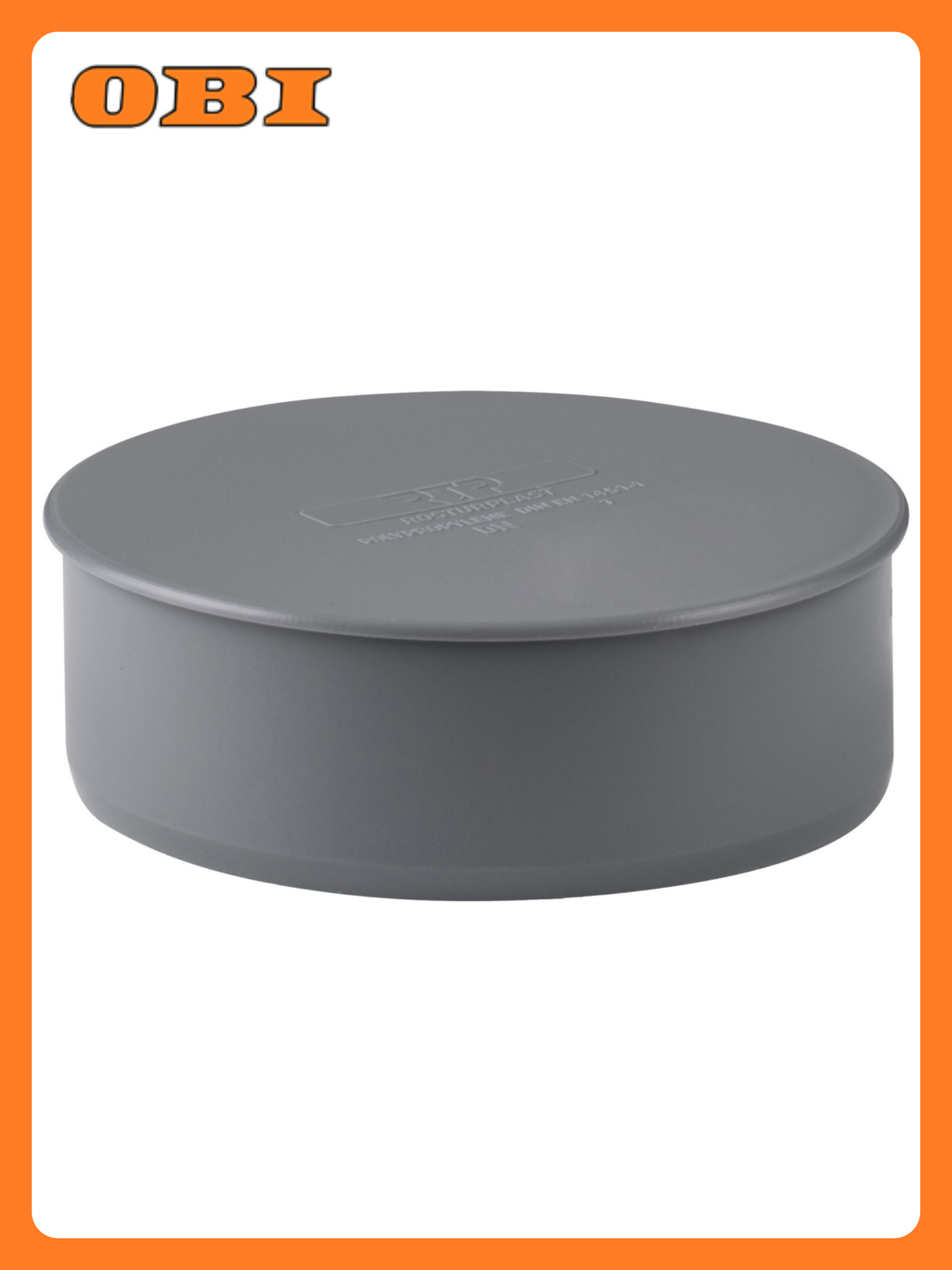 Заглушка ВК ПП 110 серый RTP