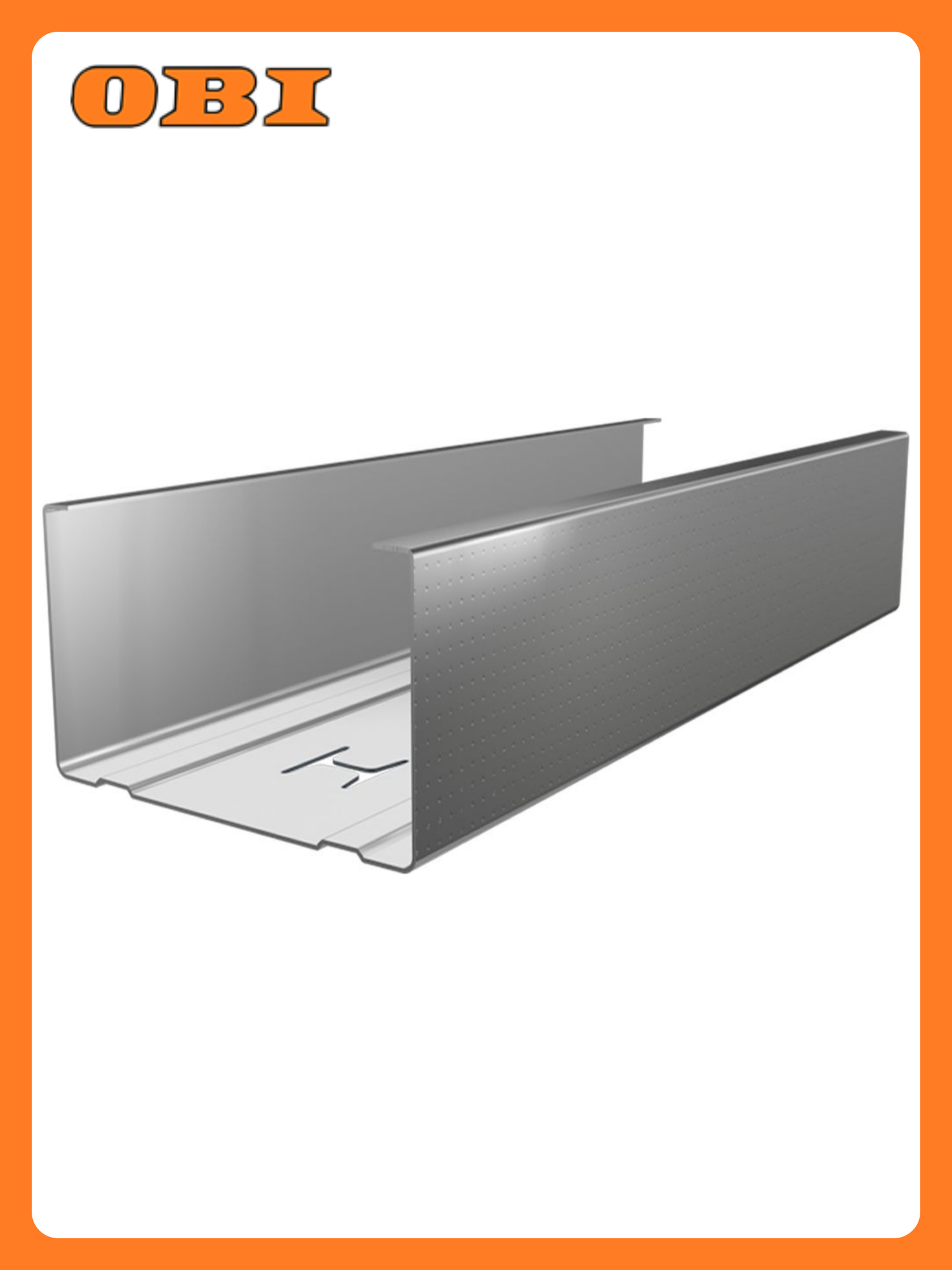 Профиль стоечный Таврос ПС-6 сталь серебристый 100x50x05x3000 мм