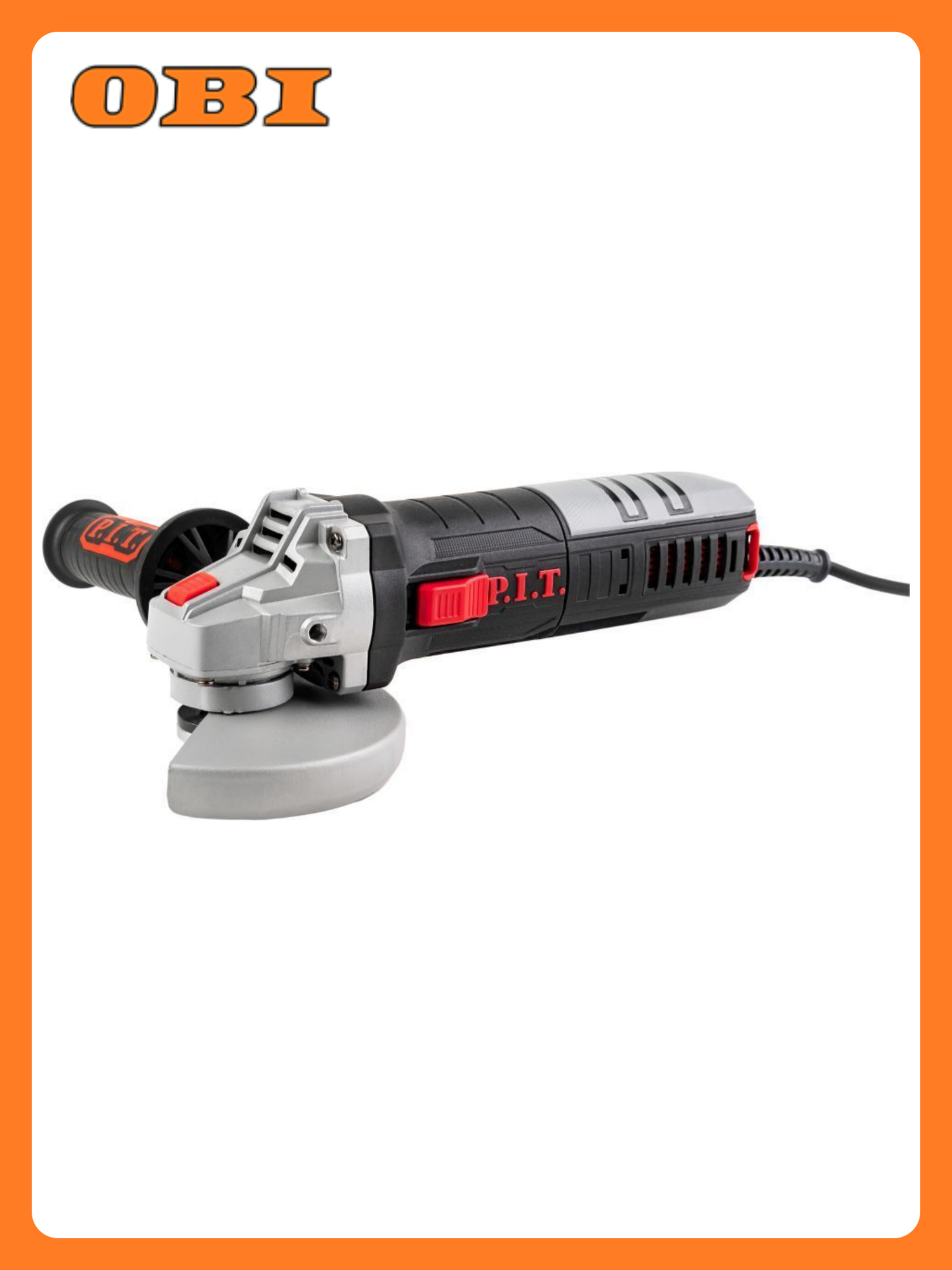 Шлифмашина P.I.T. PWS125-C5 1000 Вт 11000 об/мин диаметр диска 125 мм