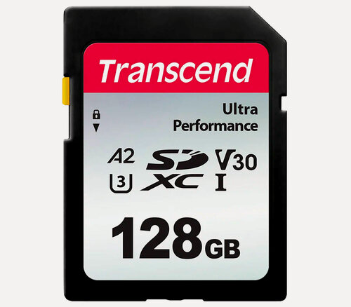 Изображение товара Карта памяти Transcend SDXC 128GB 340S UHS-I Class U3 V30 A2 160/90 Mb/s