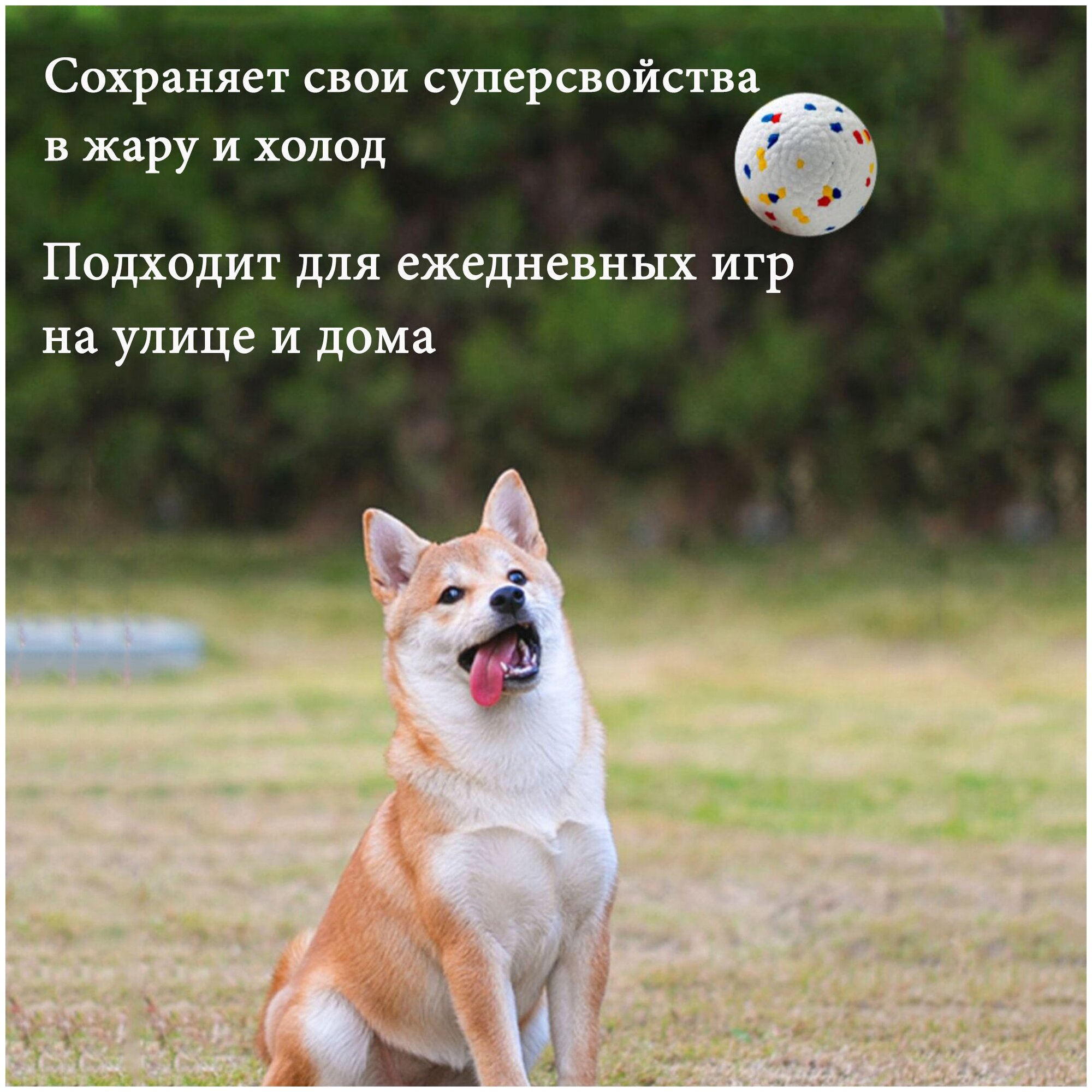 Жевательная игрушка для животных супер прочный не прокусываемый мяч для собак для дрессировки и игры - фотография № 10