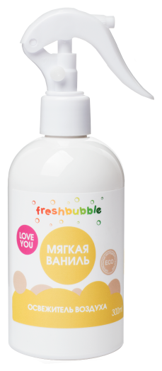 Freshbubble Освежитель воздуха экологичный "Мягкая ваниль", 300 мл