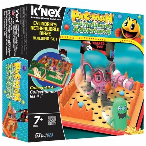 Конструктор K'NEX Pac-Man and the Ghostly Adventures 64523 Подземный лабиринт Сайлиндрии, 53 дет.