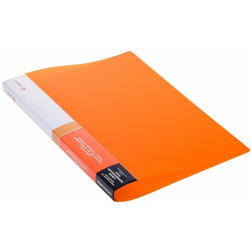 Папка с боковым зажимом 0,60мм неон оранжевая CF0042-IMOR