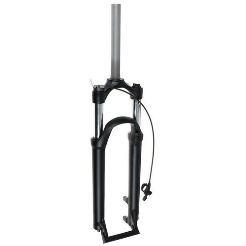 фото Вилка амортизационная 27,5", шток 1"-1/8, блокировка хода на руле, под диск no brand