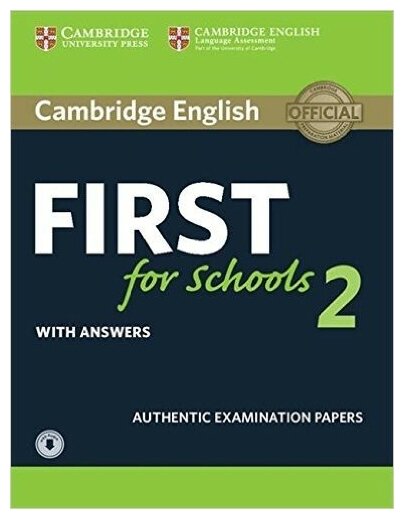 Cambridge English First for Schools 2. Student's Book with answers and Audio - фото №1