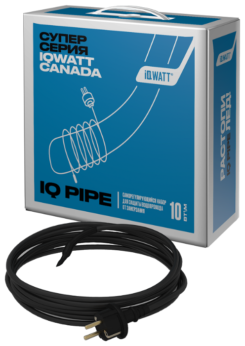 Комплект защиты трубопровода от замерзания IQWATT IQ PIPE-4m