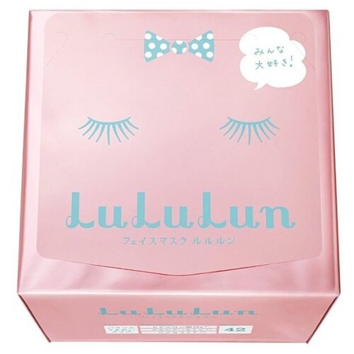 фото LuLuLun тканевая маска для лица Face Mask Pink увлажняющая, 650 г, 36 шт.