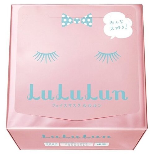 LuLuLun тканевая маска для лица Face Mask Pink увлажняющая