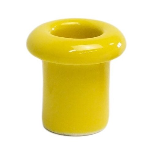 фото Втулка фарфоровая желтая(упаковка 25 штук) edisel