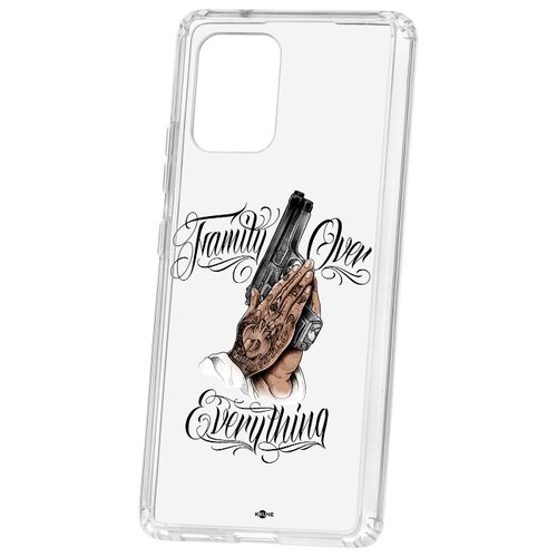 фото Чехол на samsung galaxy s10 lite kruche print семья превыше
