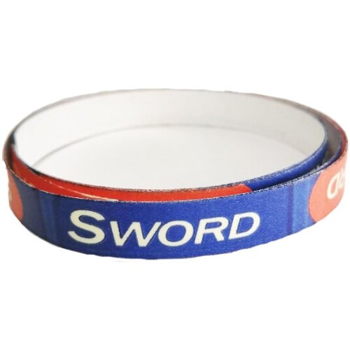 Торцевая лента для настольного тенниса Sword 1m/10mm, Blue/Red