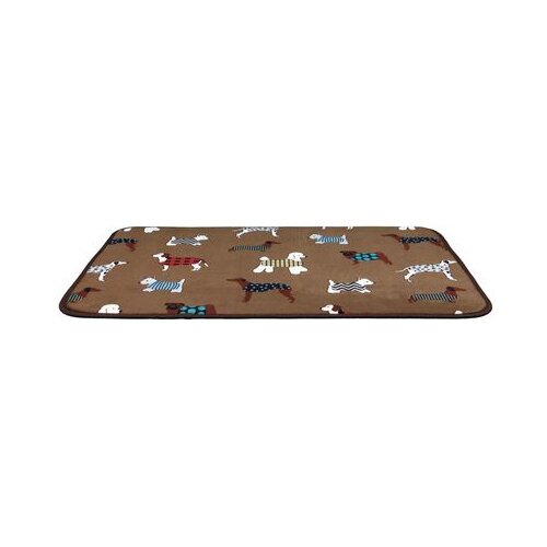 фото Коврик для собак trixie fundogs lying mat 90х68 см коричневый