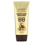 Anjo Professional BB крем Natural Cover Snail Sun, SPF 50 - изображение