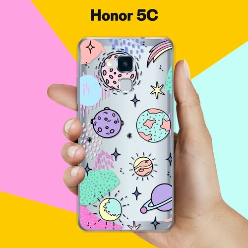 силиконовый чехол узор из планет на honor 20 Силиконовый чехол на Honor 5C Узор из планет / для Хонор 5Ц