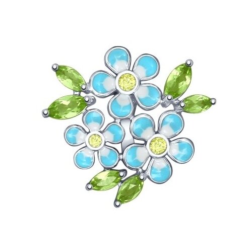 фото Sokolov подвеска «цветы» с эмалью 92030436