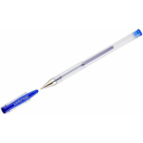 Ручка гелевая OfficeSpace синяя, 0,5мм, 180138