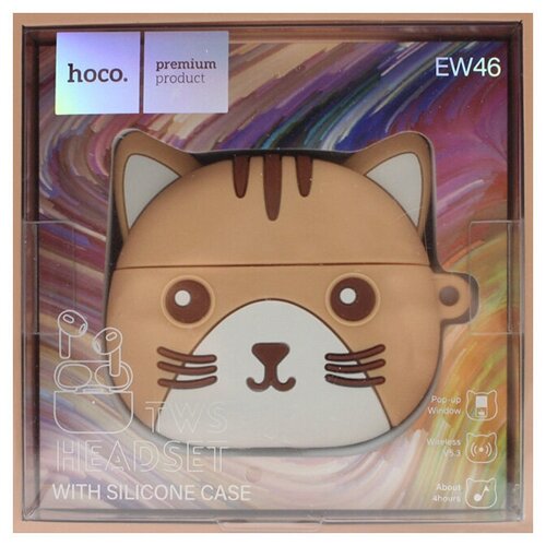 Наушники беспроводные Borofone EW46 желтый 140400₽