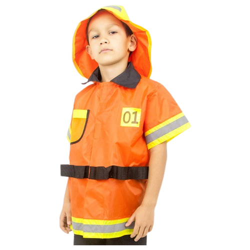 фото Костюм вини пожарный (вк-61024), оранжевый, размер 122-128
