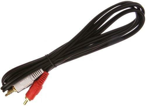 Atcom Geplink mini jack 3.5 mm - 2xRCA (AT1009), 1.5 м, 1 шт., черный