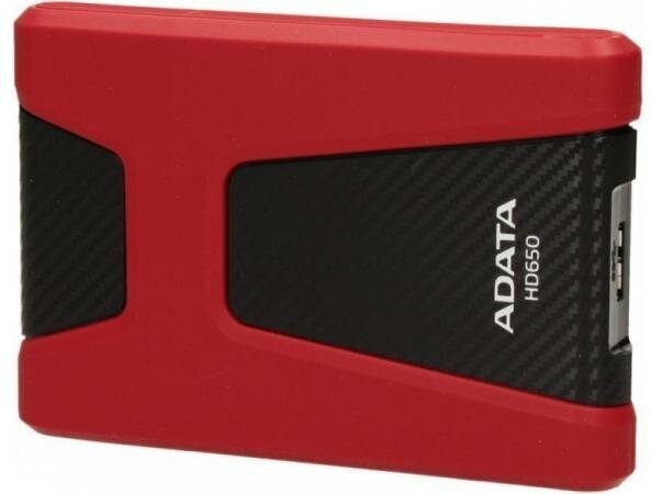Внешний жесткий диск 2.5 1 Tb USB 3.1 USB Type A A-Data AHD650-1TU31-CRD красный